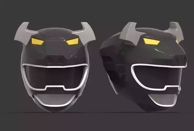 Power Ranger Wild Force-Gao Ranger Black Helmet