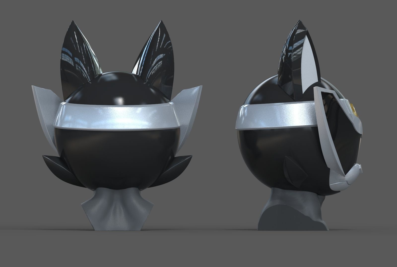 Avataro Sentai Donbrothers Inu Brother Helmet 3D print model_1