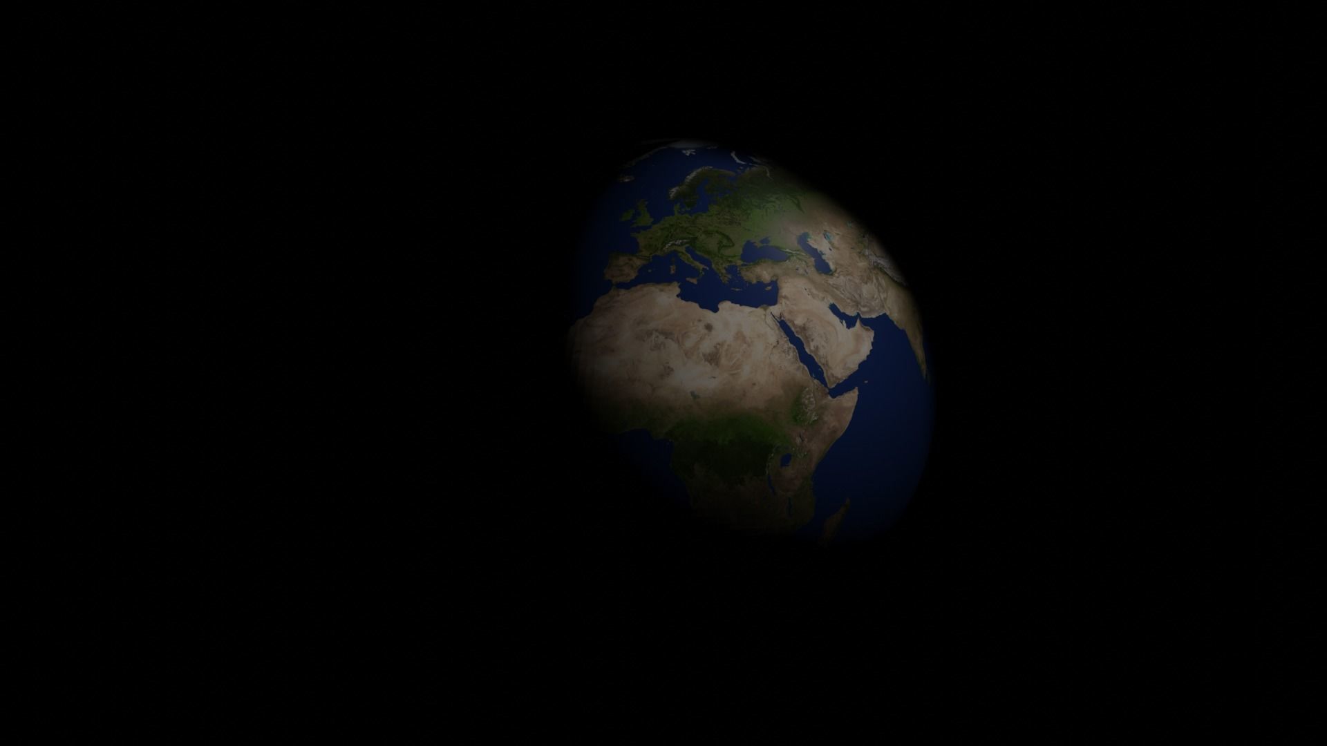 Planet Earth Low-poly 3D model_1
