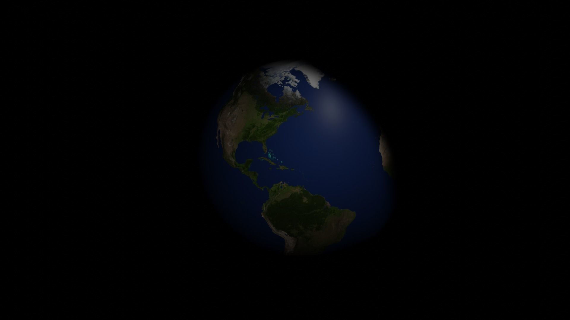 Planet Earth Low-poly 3D model_2