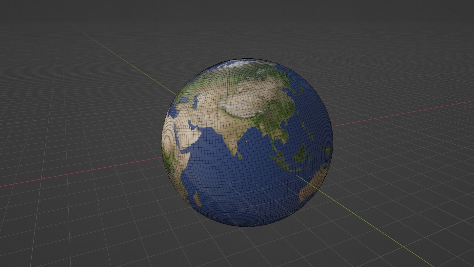 Planet Earth Low-poly 3D model_8