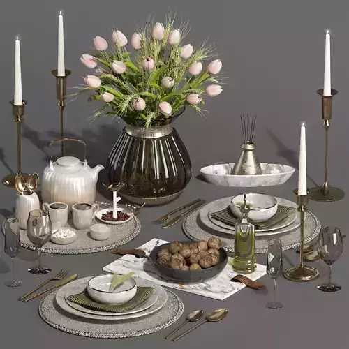 tableware set13 3D model