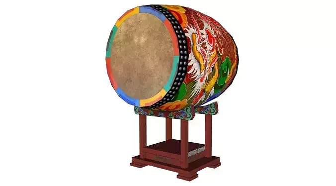 Asian style drum 01