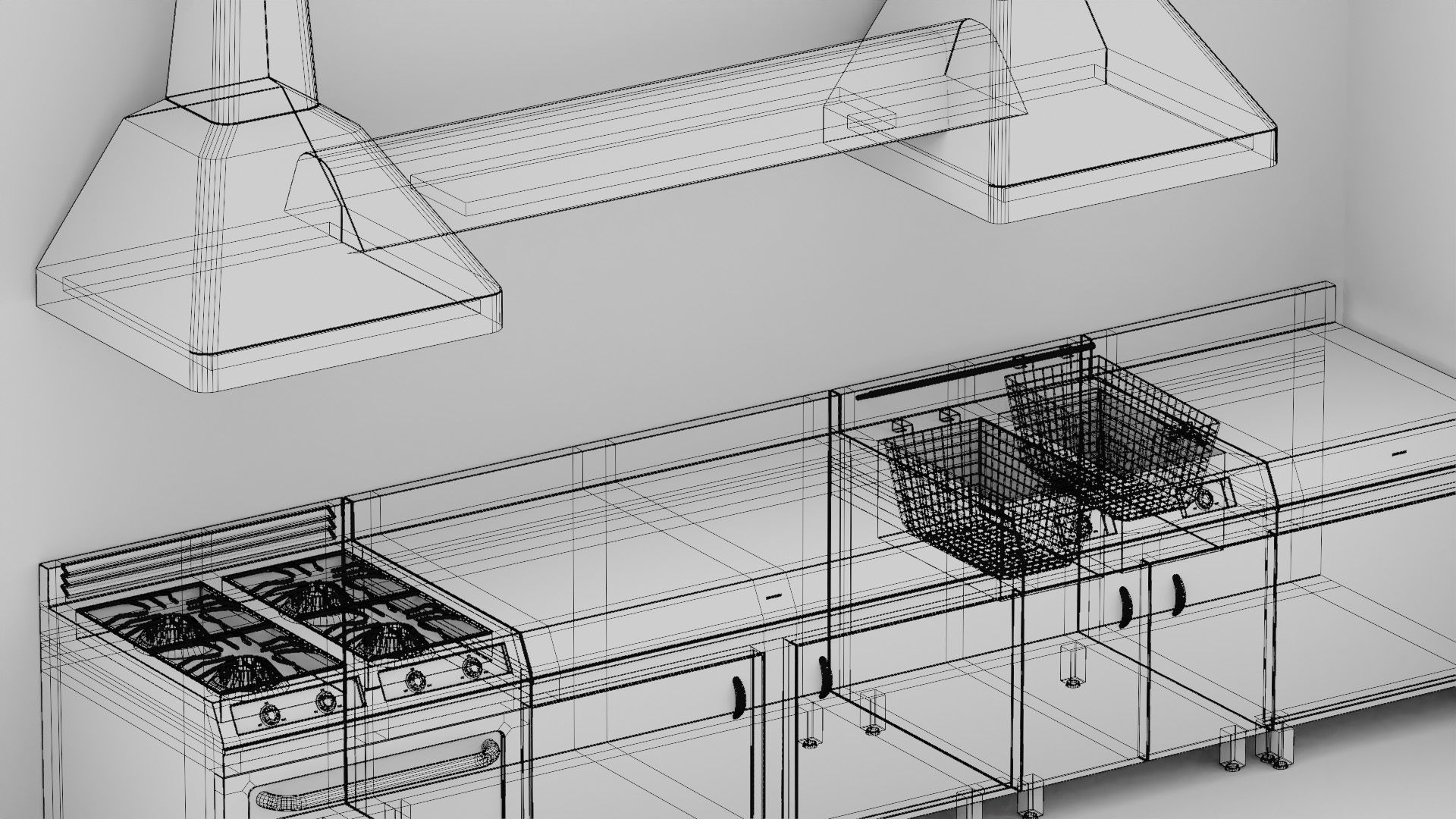 Industrial Kitchen 3D model_12