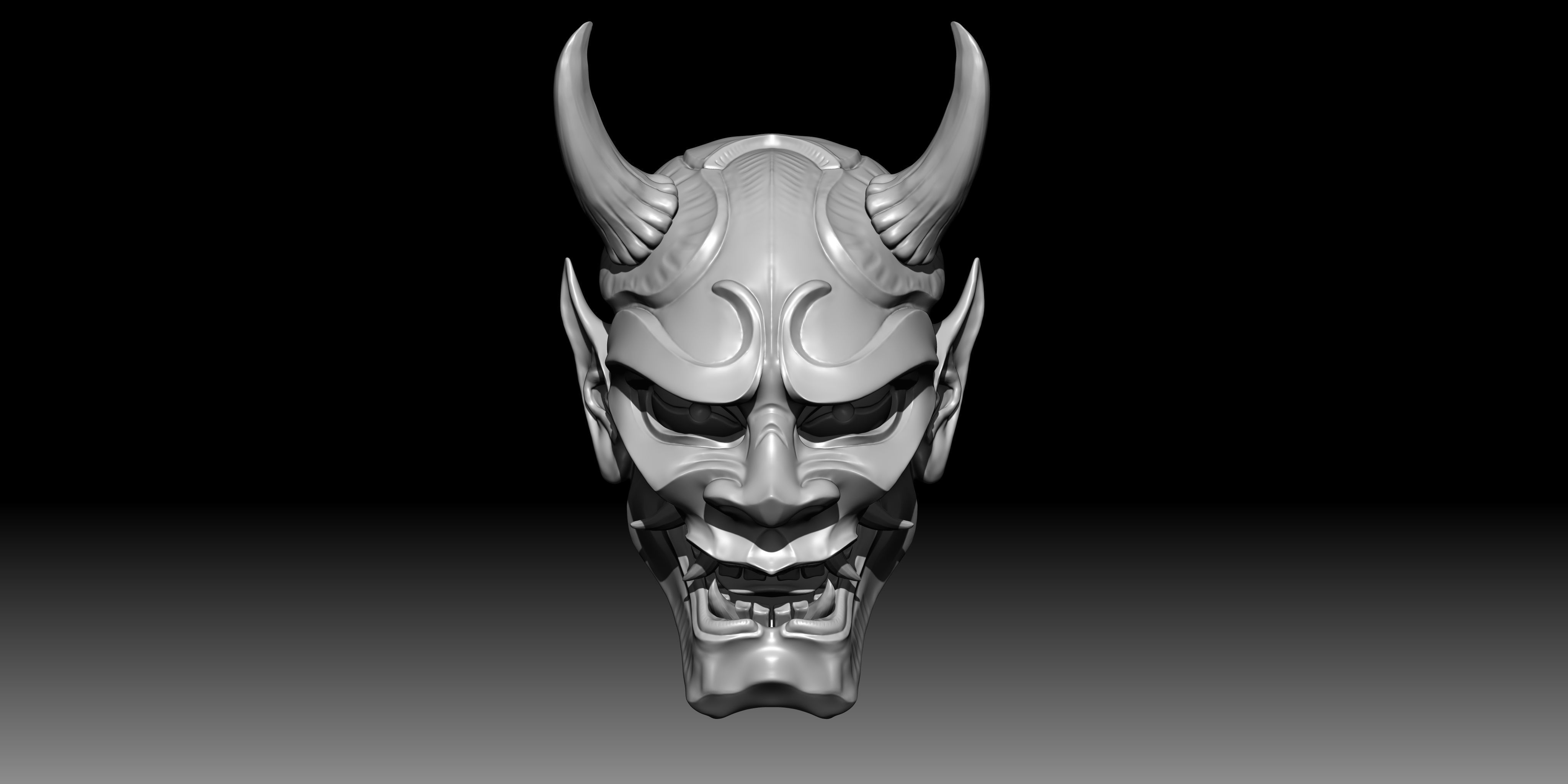 mask  toy  devil  fear  Hard table ratio 3D print model_7