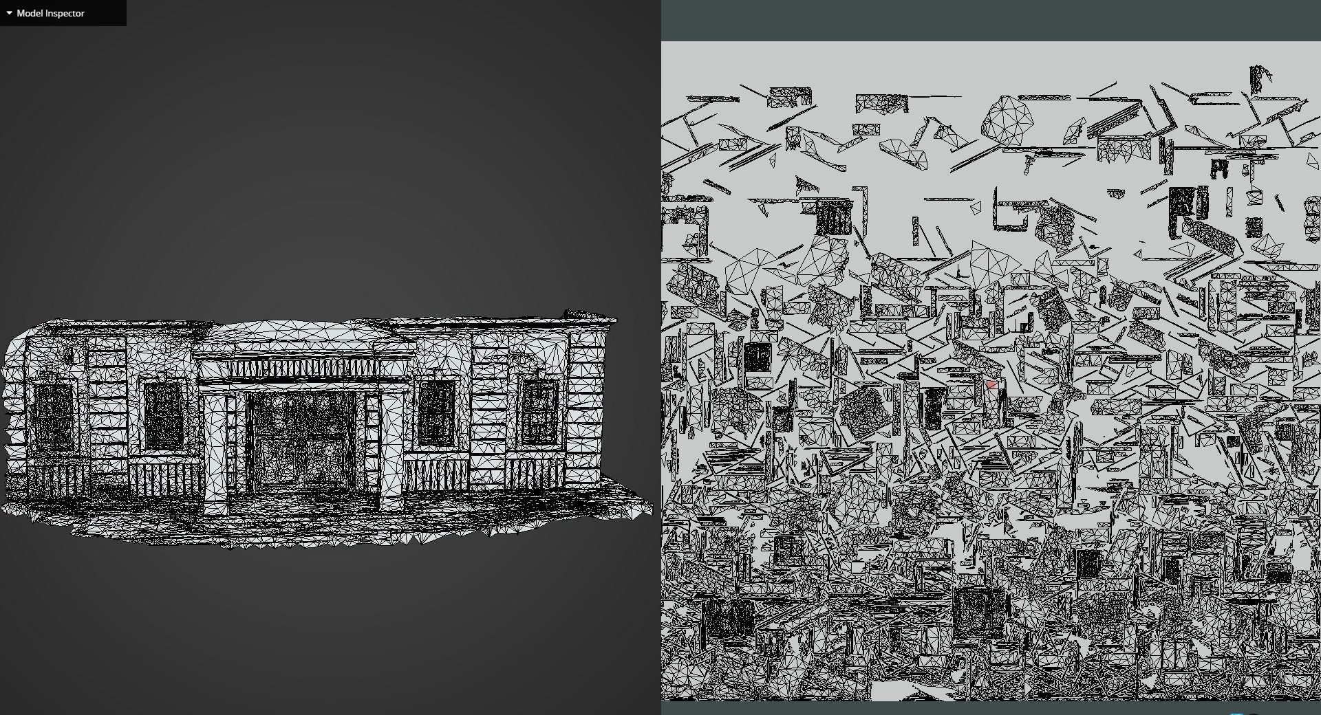 Grey Wall Building 3D model_13