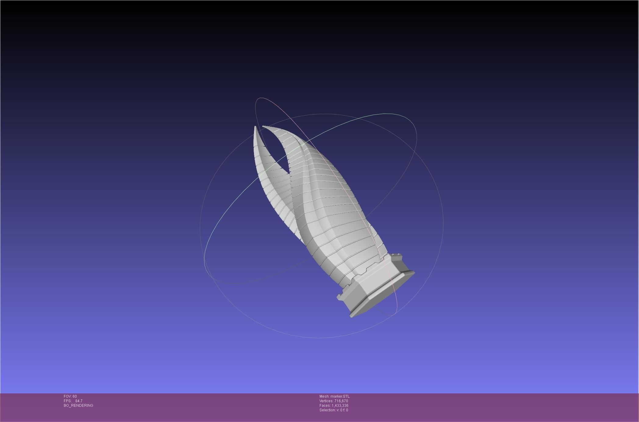 Dead Space Marker Printable Desk Or Lamp Model 3D print model_22