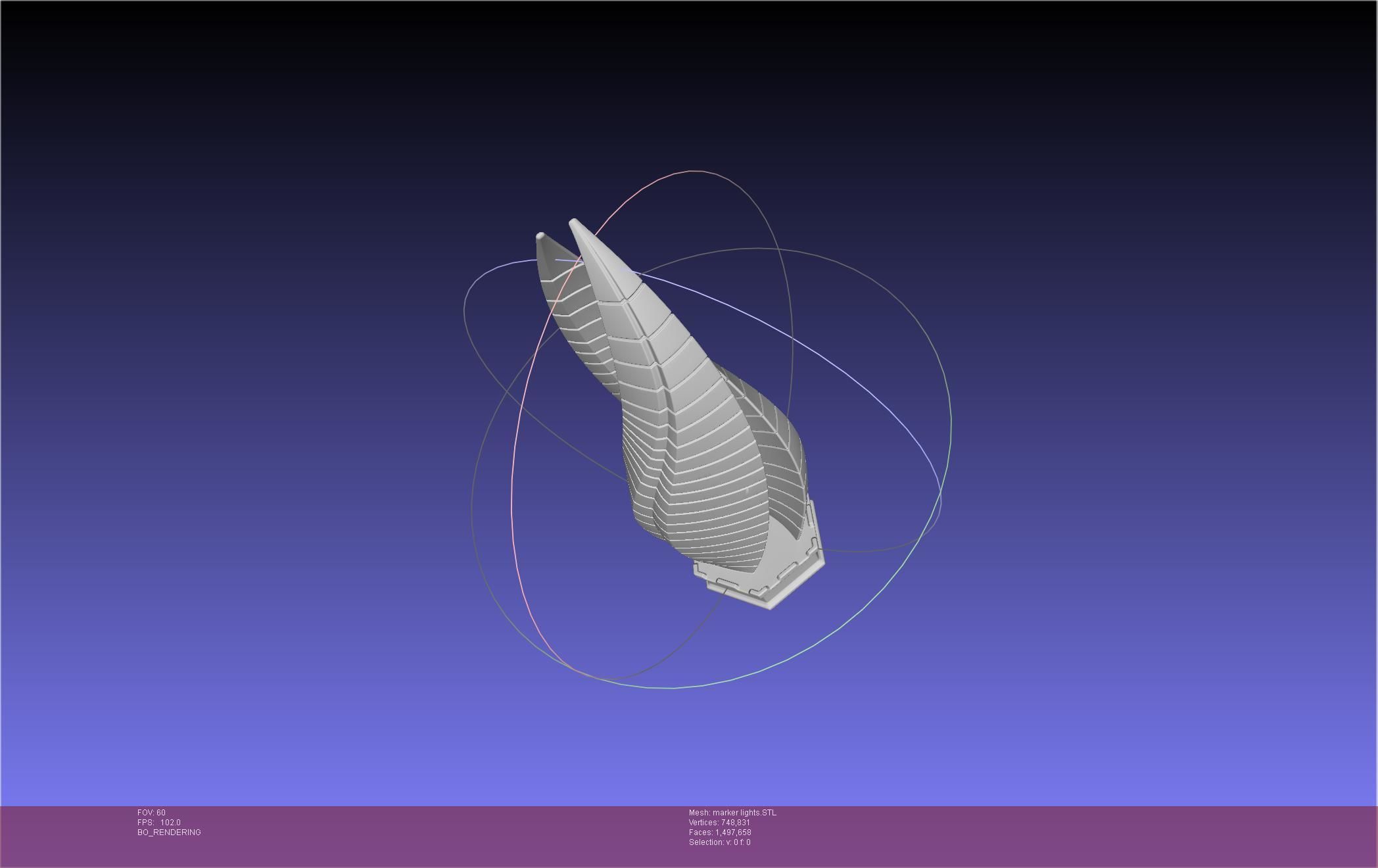 Dead Space Marker Printable Desk Or Lamp Model 3D print model_51
