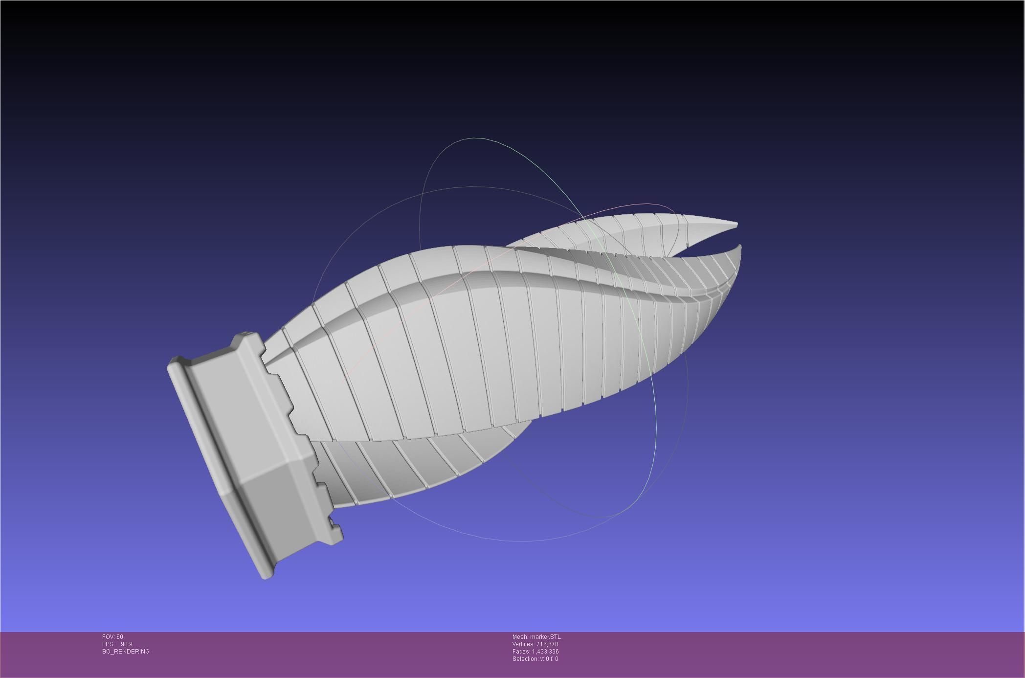 Dead Space Marker Printable Desk Or Lamp Model 3D print model_45