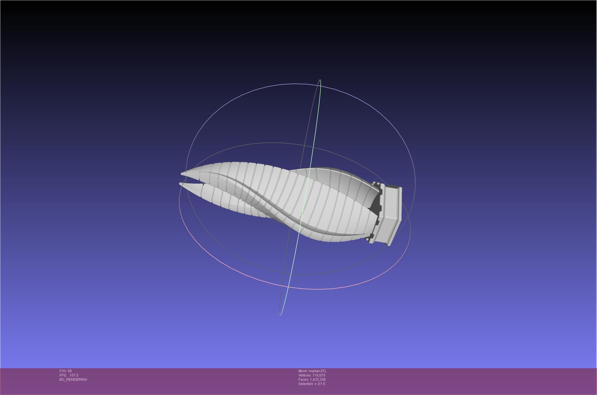 Dead Space Marker Printable Desk Or Lamp Model 3D print model_8