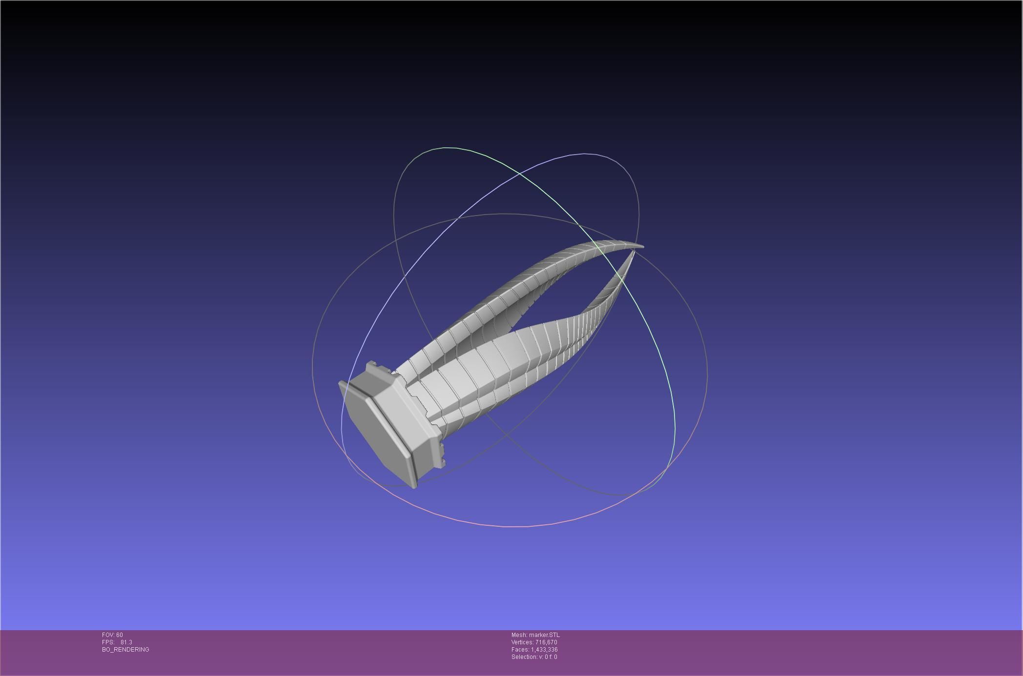 Dead Space Marker Printable Desk Or Lamp Model 3D print model_18