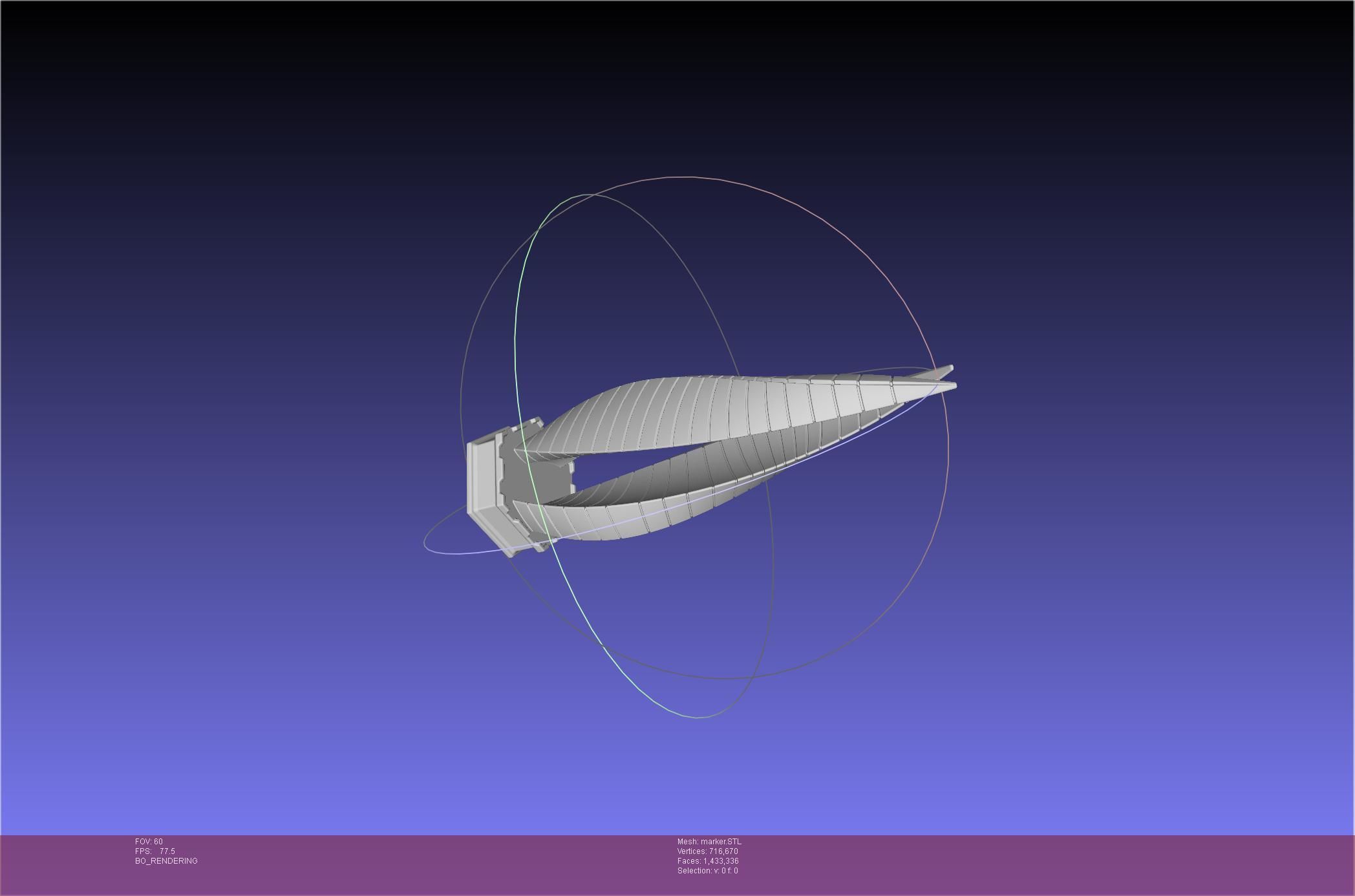 Dead Space Marker Printable Desk Or Lamp Model 3D print model_3