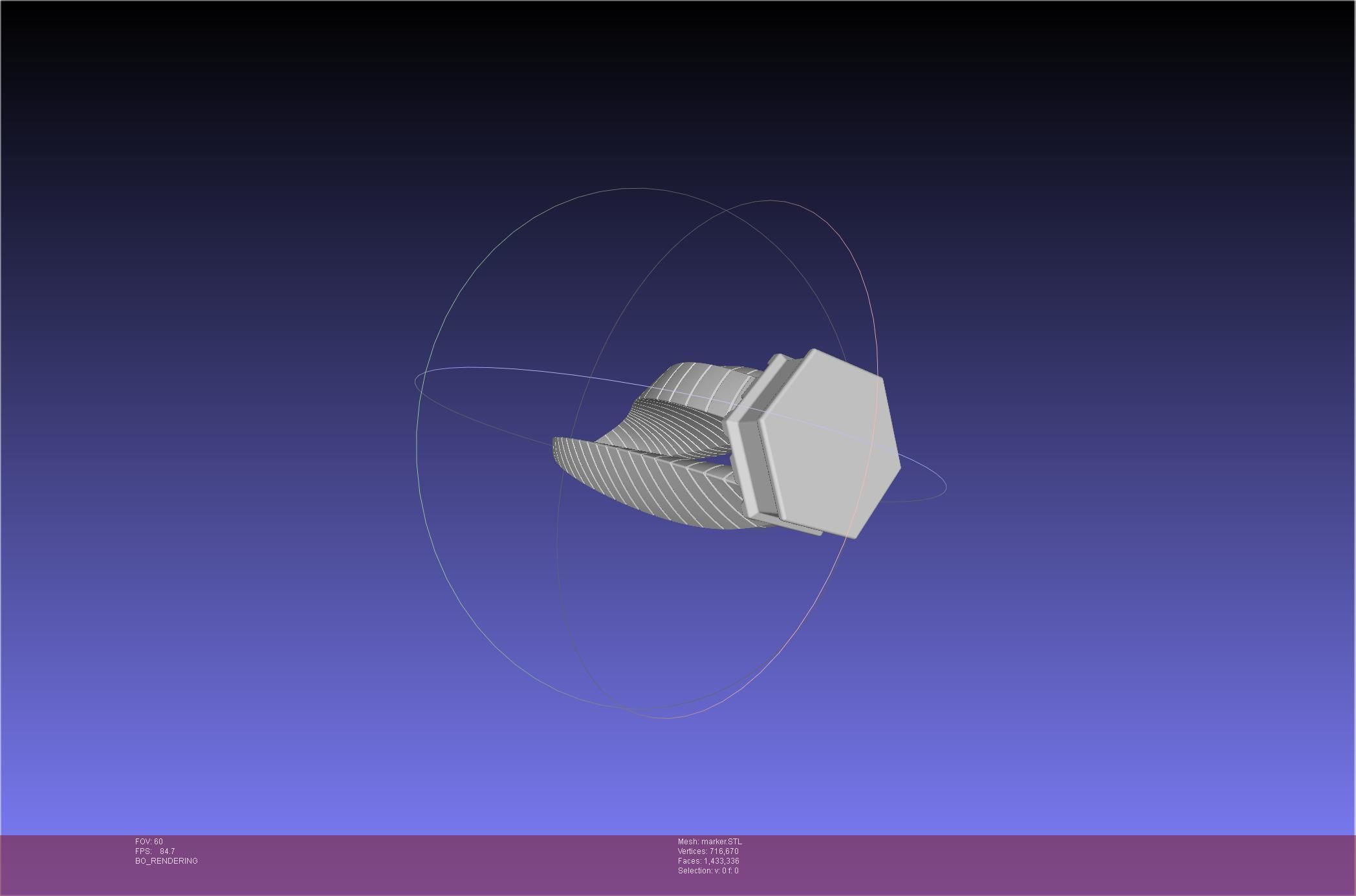 Dead Space Marker Printable Desk Or Lamp Model 3D print model_23