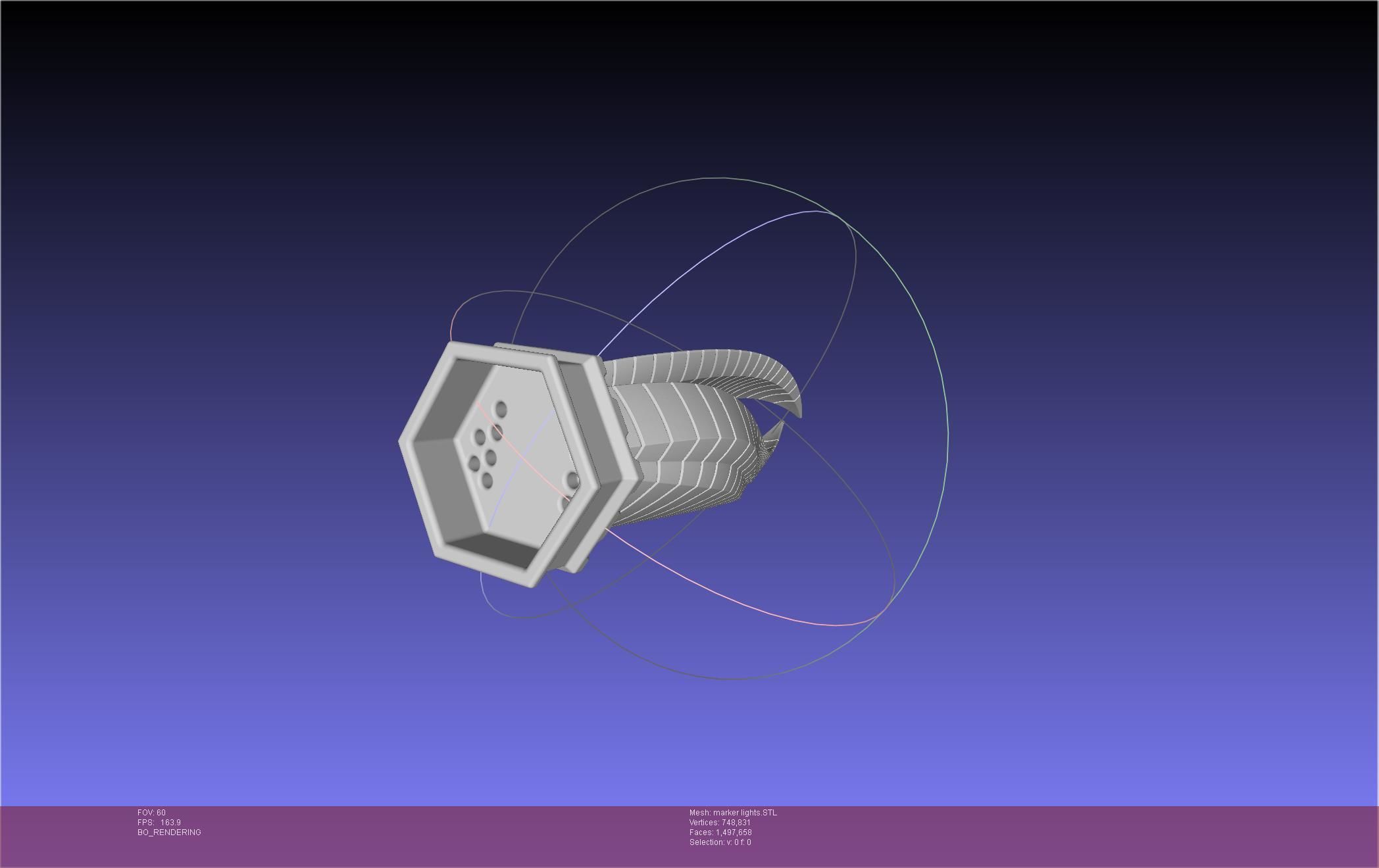 Dead Space Marker Printable Desk Or Lamp Model 3D print model_59