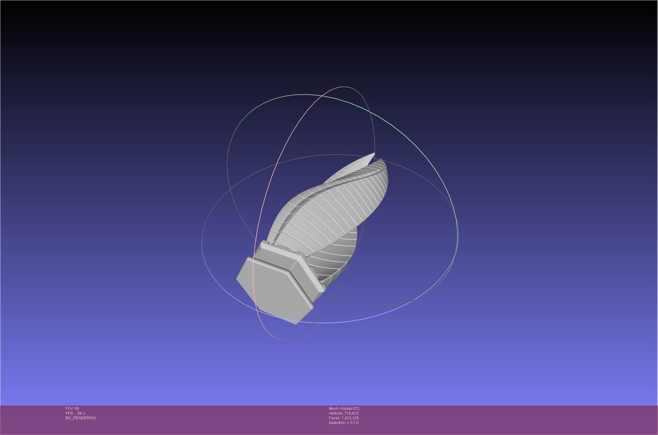 Dead Space Marker Printable Desk Or Lamp Model 3D print model_27