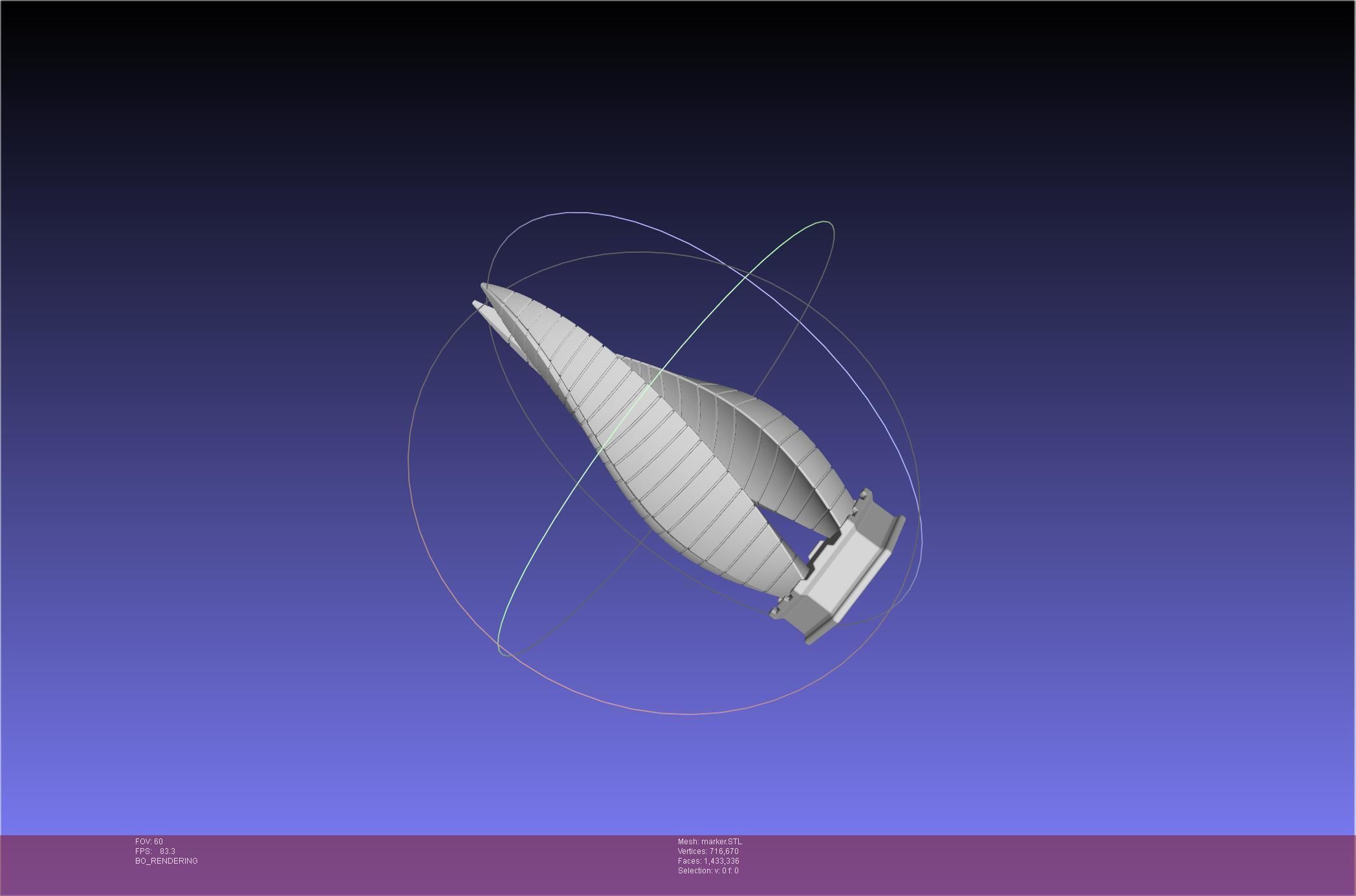 Dead Space Marker Printable Desk Or Lamp Model 3D print model_12