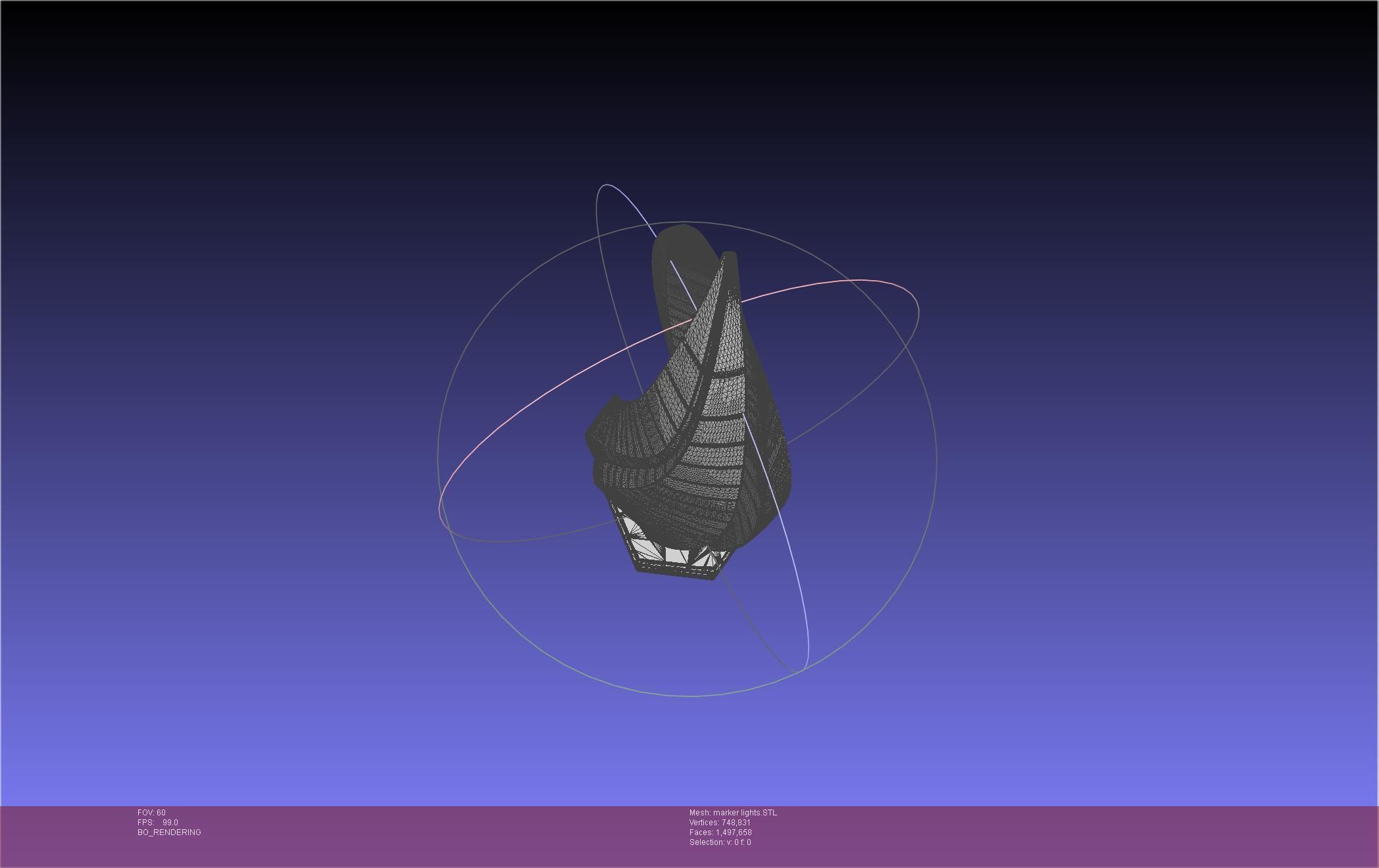 Dead Space Marker Printable Desk Or Lamp Model 3D print model_62