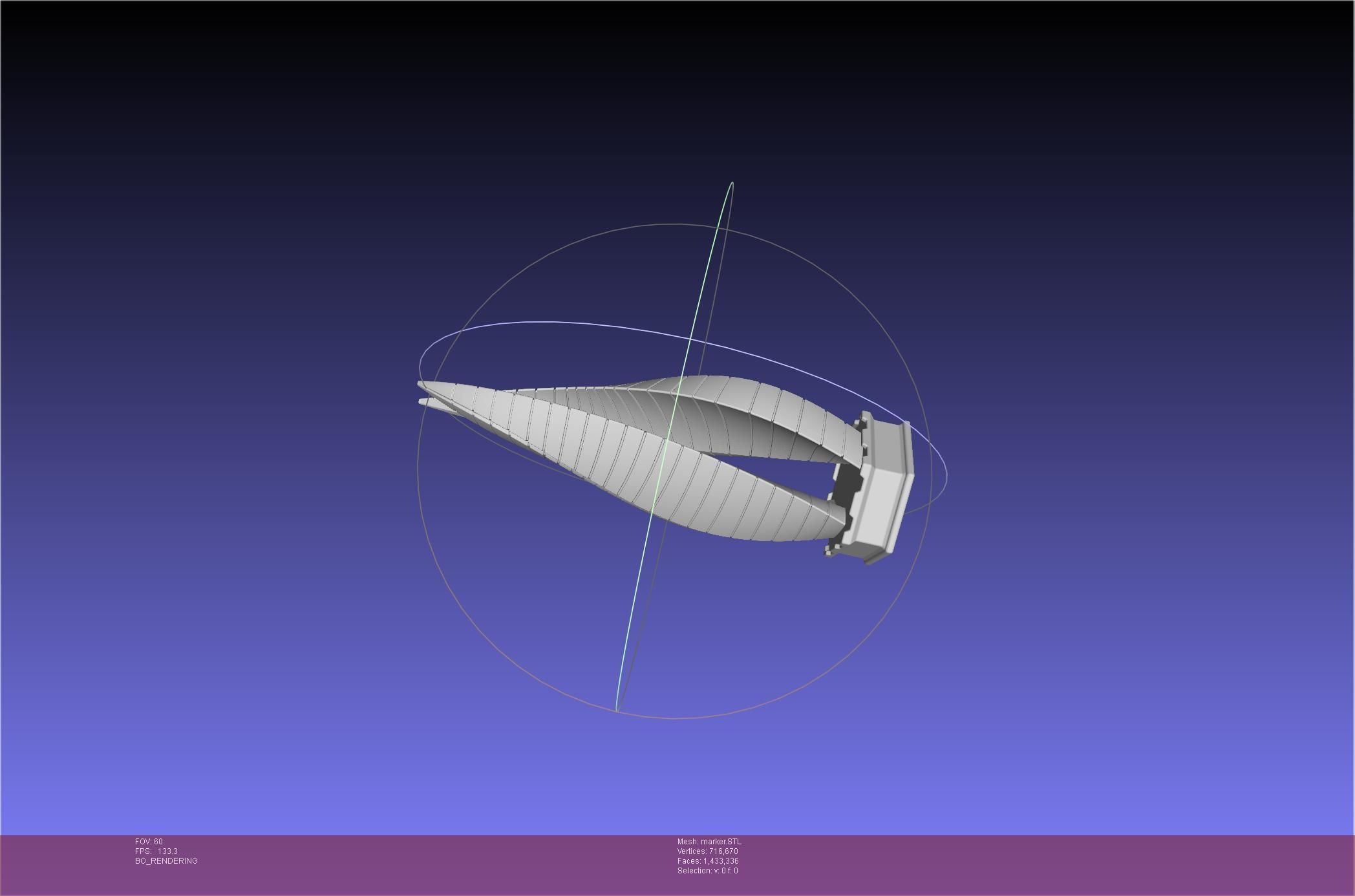 Dead Space Marker Printable Desk Or Lamp Model 3D print model_9
