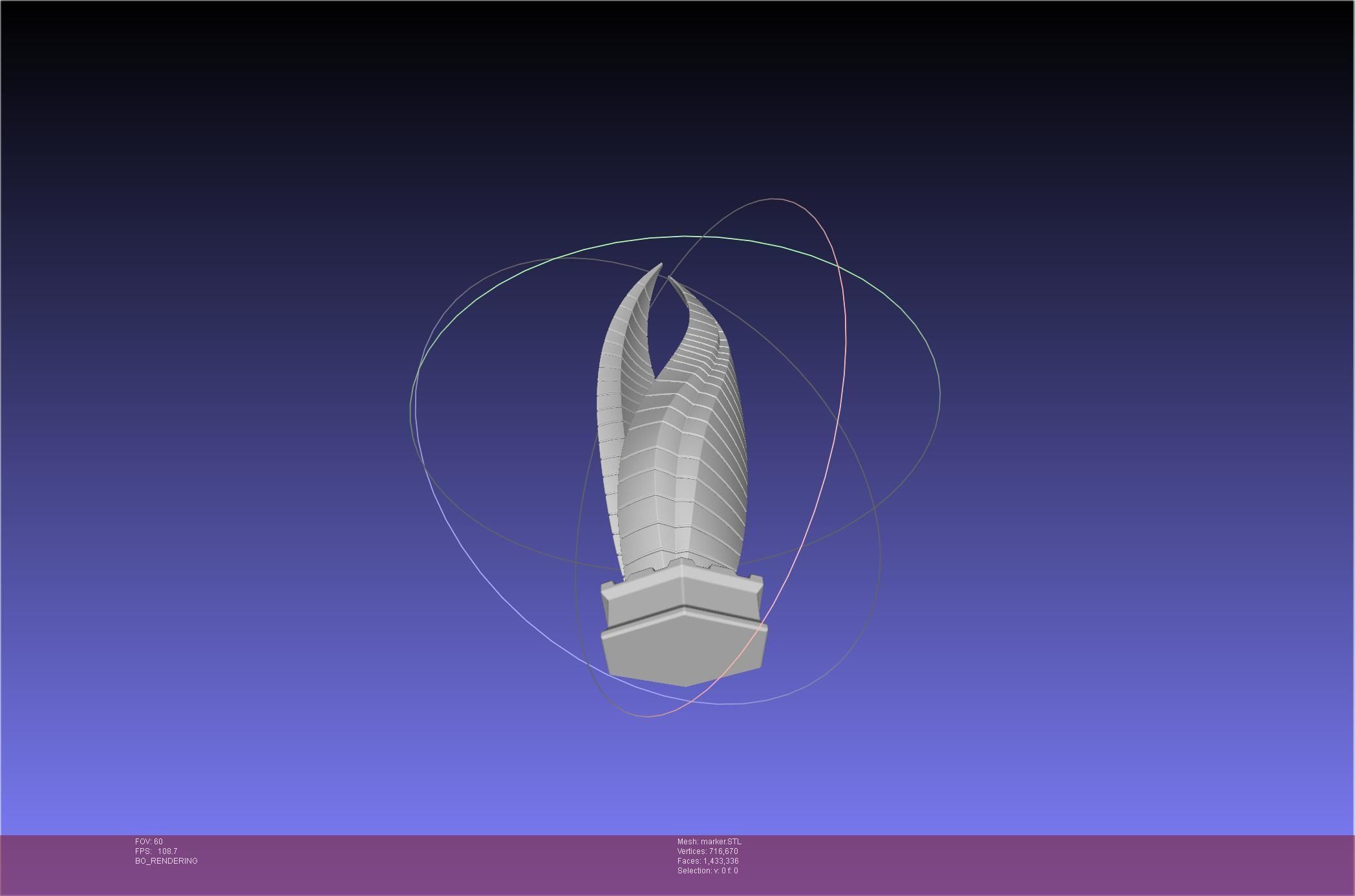 Dead Space Marker Printable Desk Or Lamp Model 3D print model_31