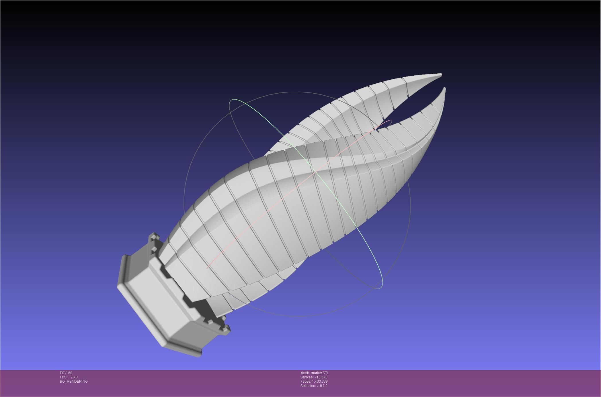 Dead Space Marker Printable Desk Or Lamp Model 3D print model_44