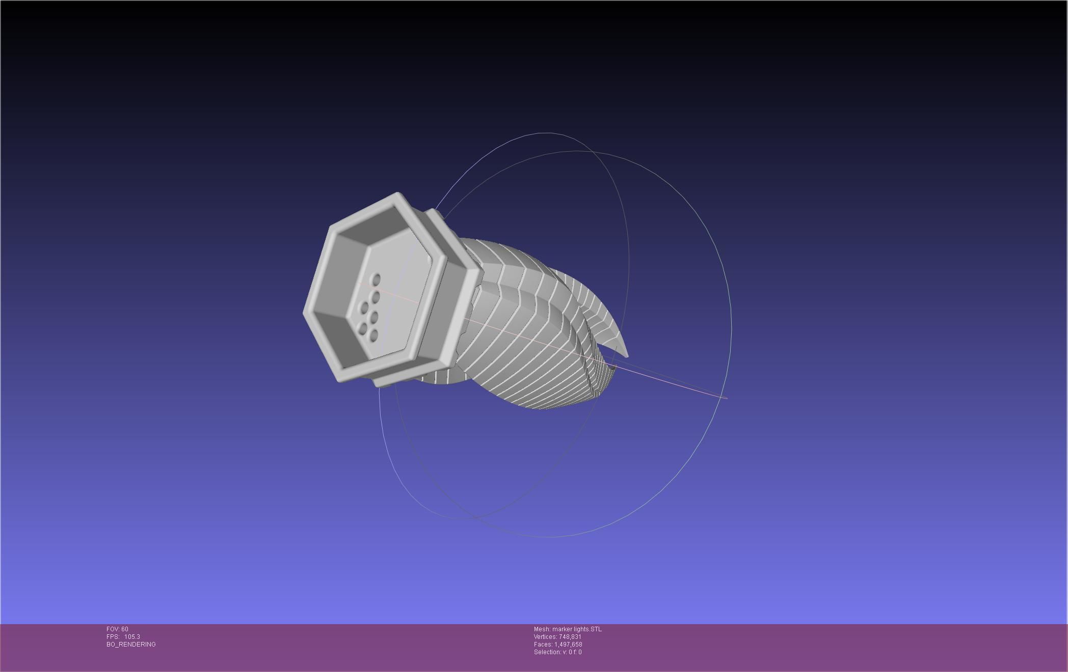 Dead Space Marker Printable Desk Or Lamp Model 3D print model_54