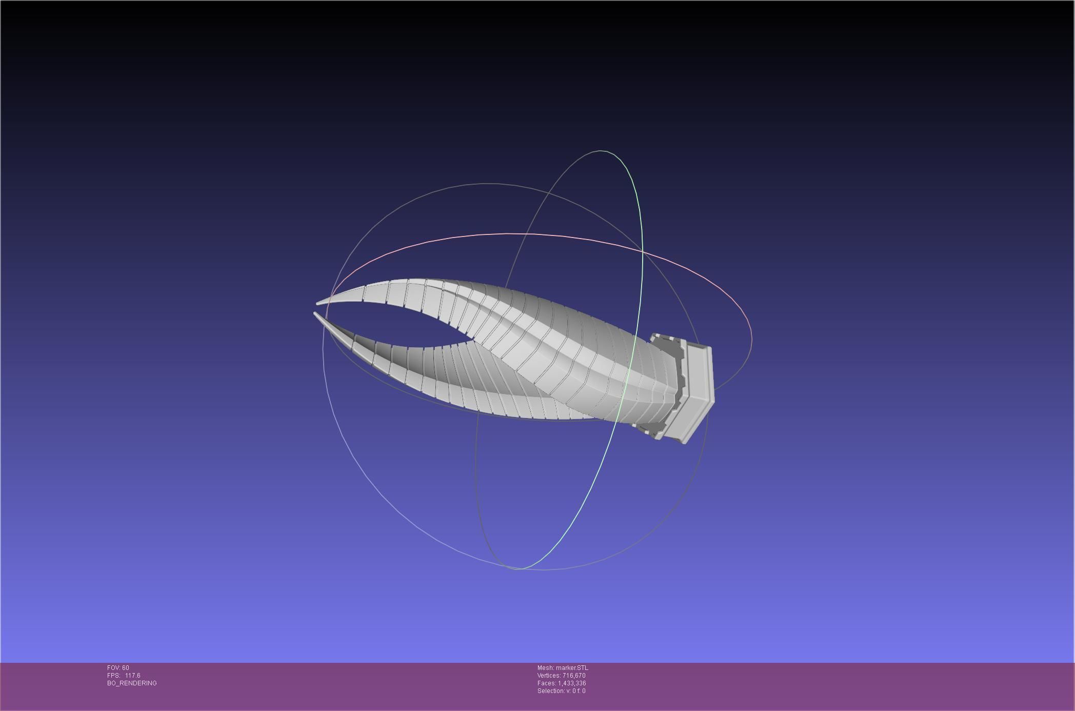 Dead Space Marker Printable Desk Or Lamp Model 3D print model_7