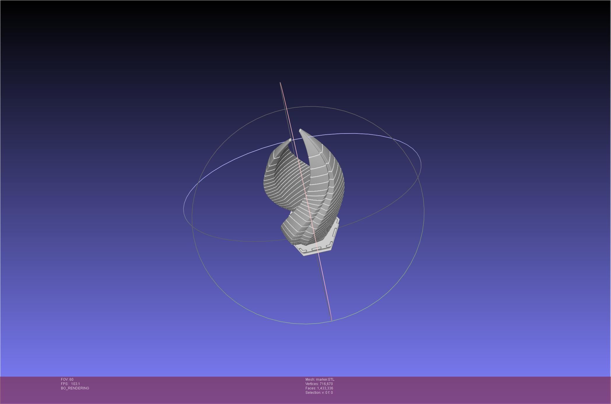 Dead Space Marker Printable Desk Or Lamp Model 3D print model_4