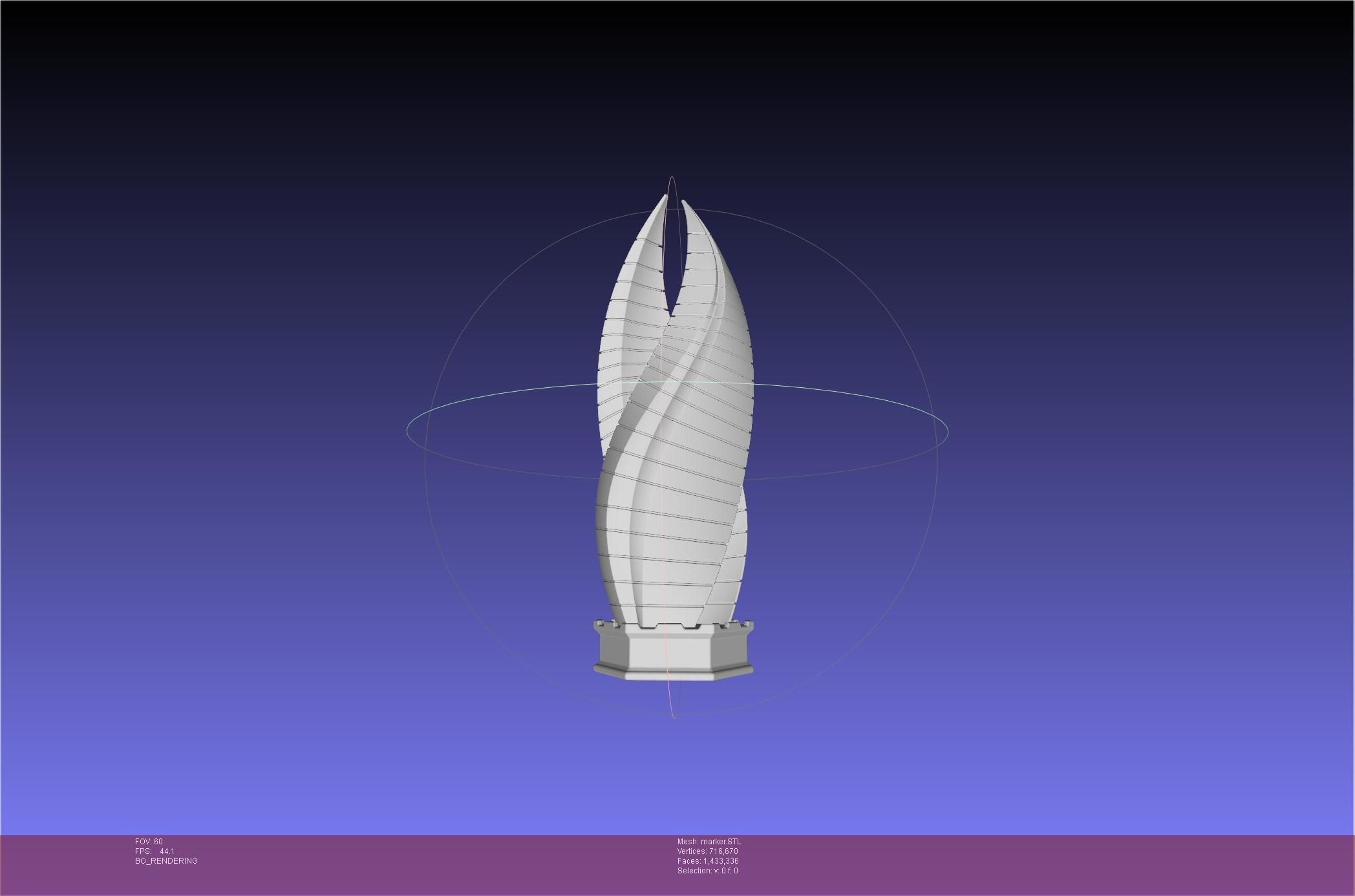 Dead Space Marker Printable Desk Or Lamp Model 3D print model_1