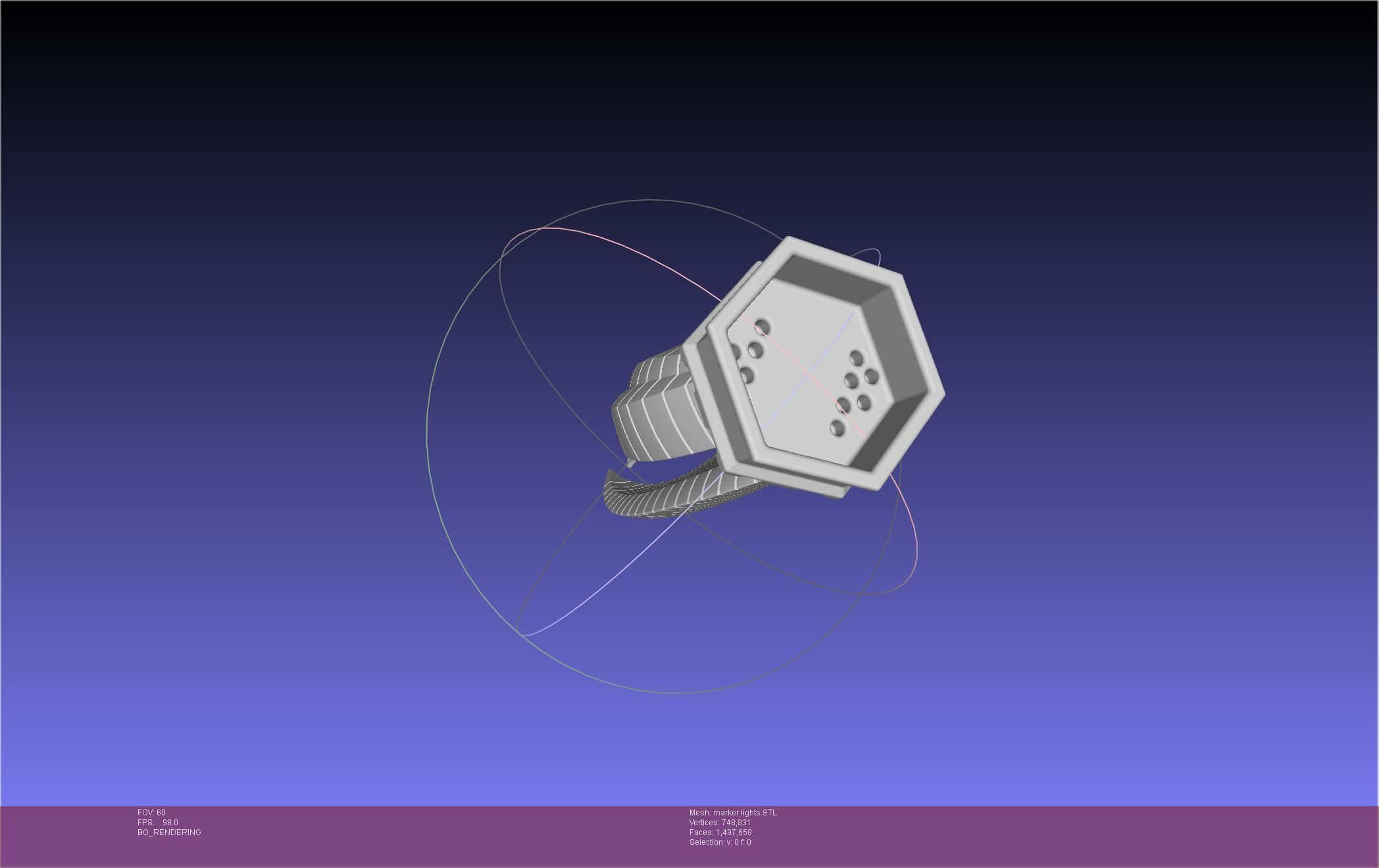 Dead Space Marker Printable Desk Or Lamp Model 3D print model_58