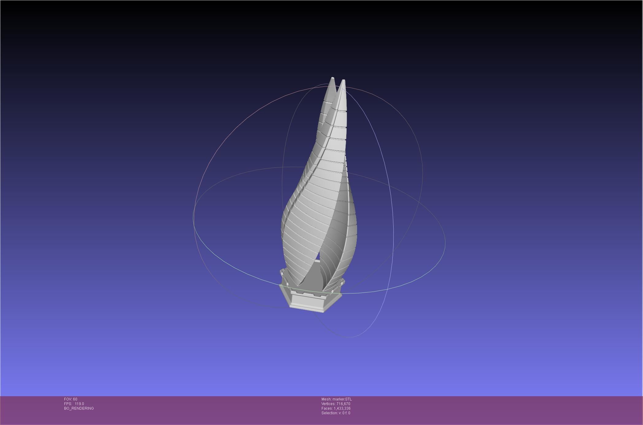 Dead Space Marker Printable Desk Or Lamp Model 3D print model_29