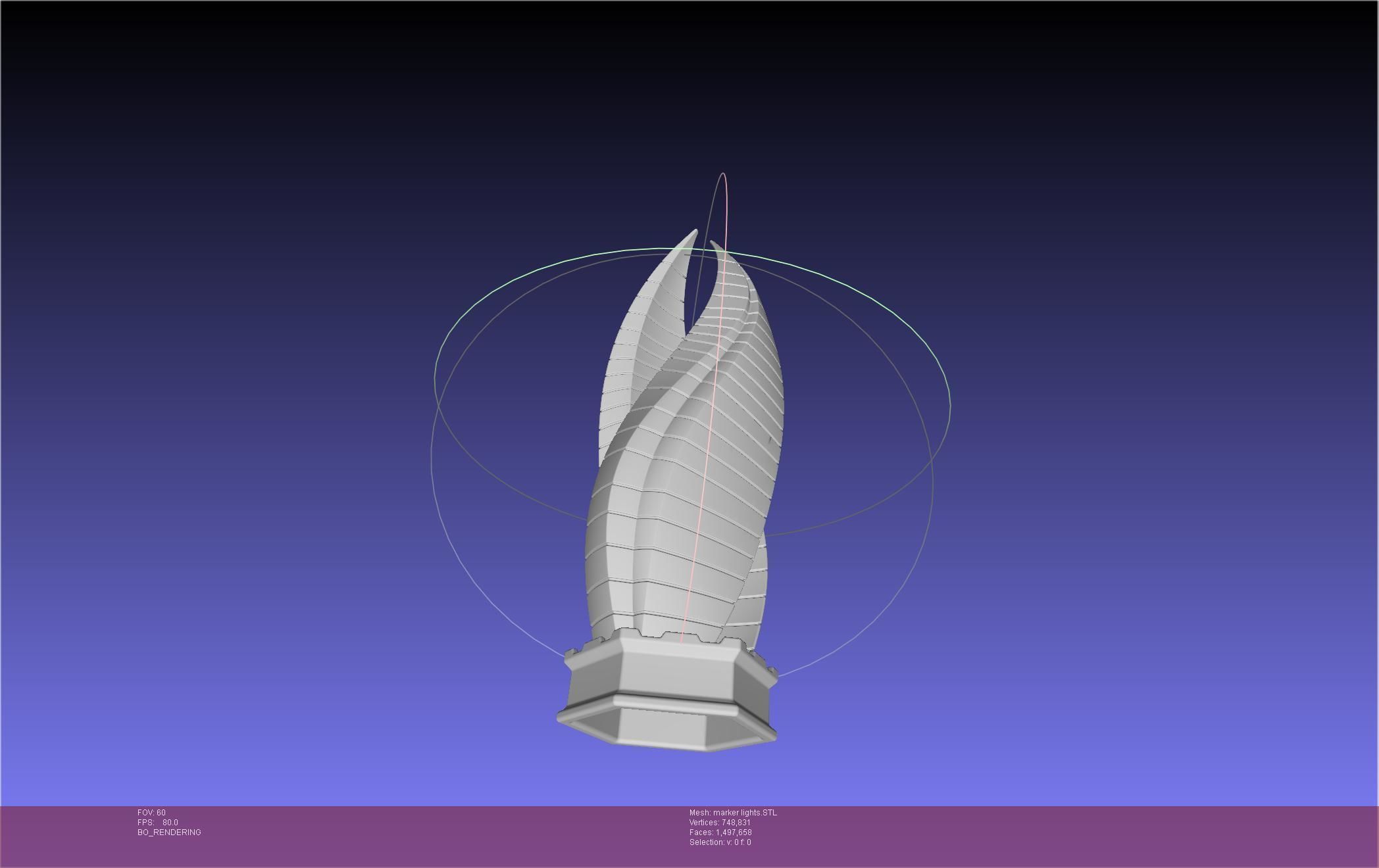 Dead Space Marker Printable Desk Or Lamp Model 3D print model_46