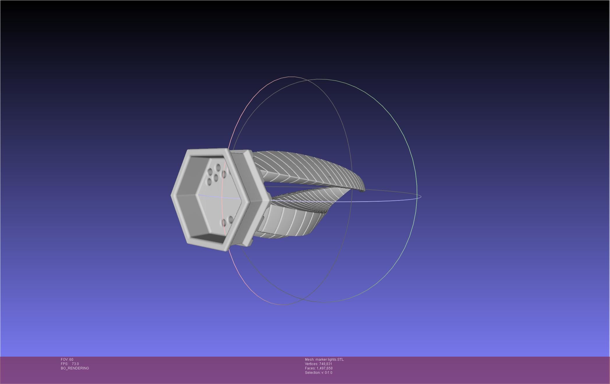 Dead Space Marker Printable Desk Or Lamp Model 3D print model_48