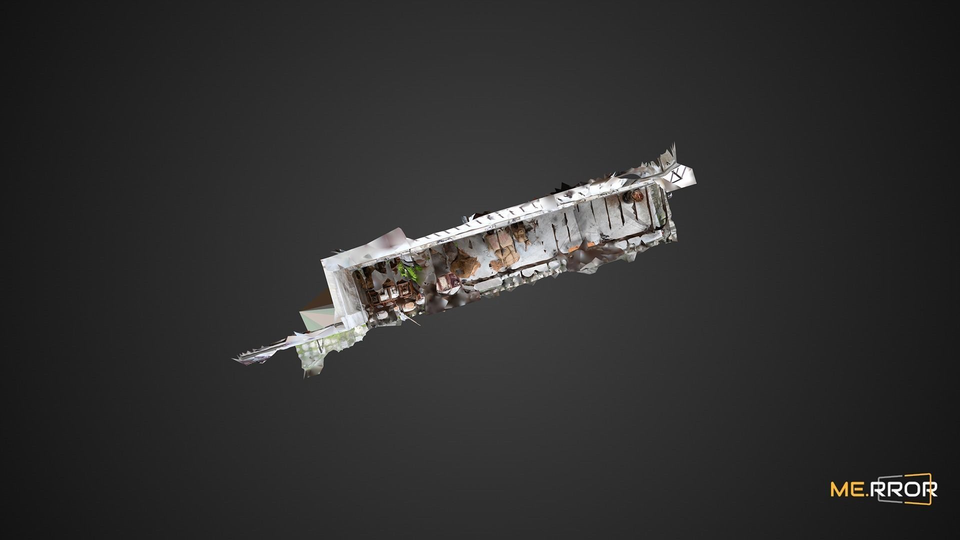 Old Asian Building 2 3D model_11