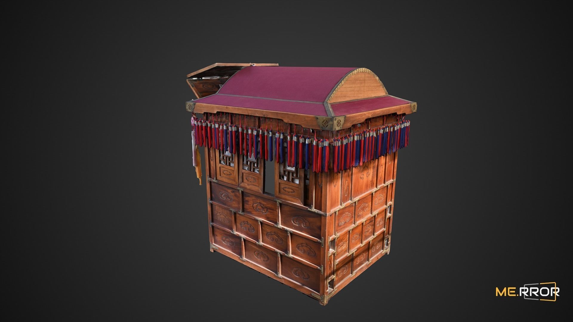 Korean Palanquin 3D model_8