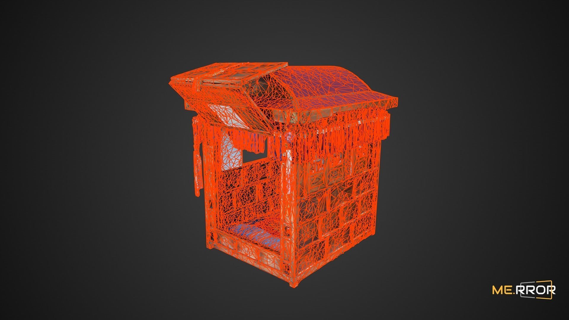 Korean Palanquin 3D model_1