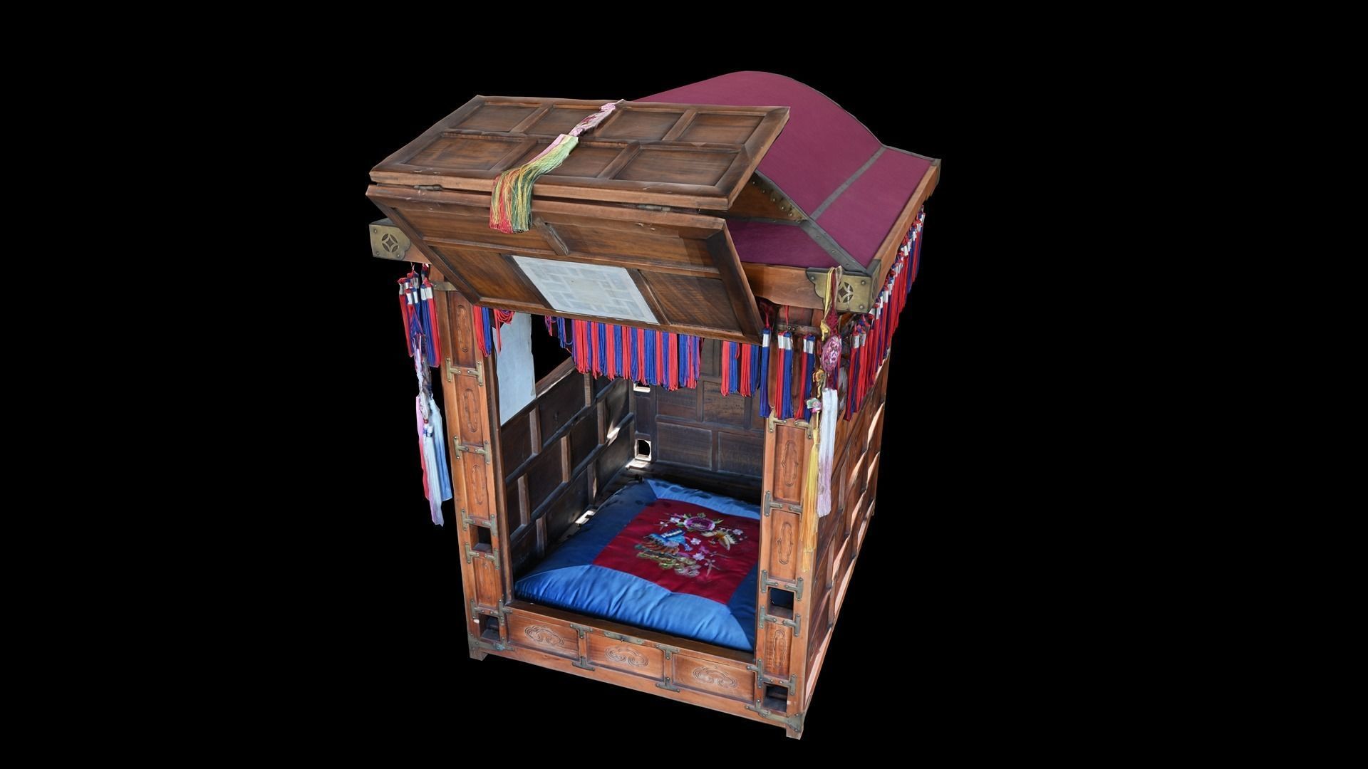 Korean Palanquin 3D model_11
