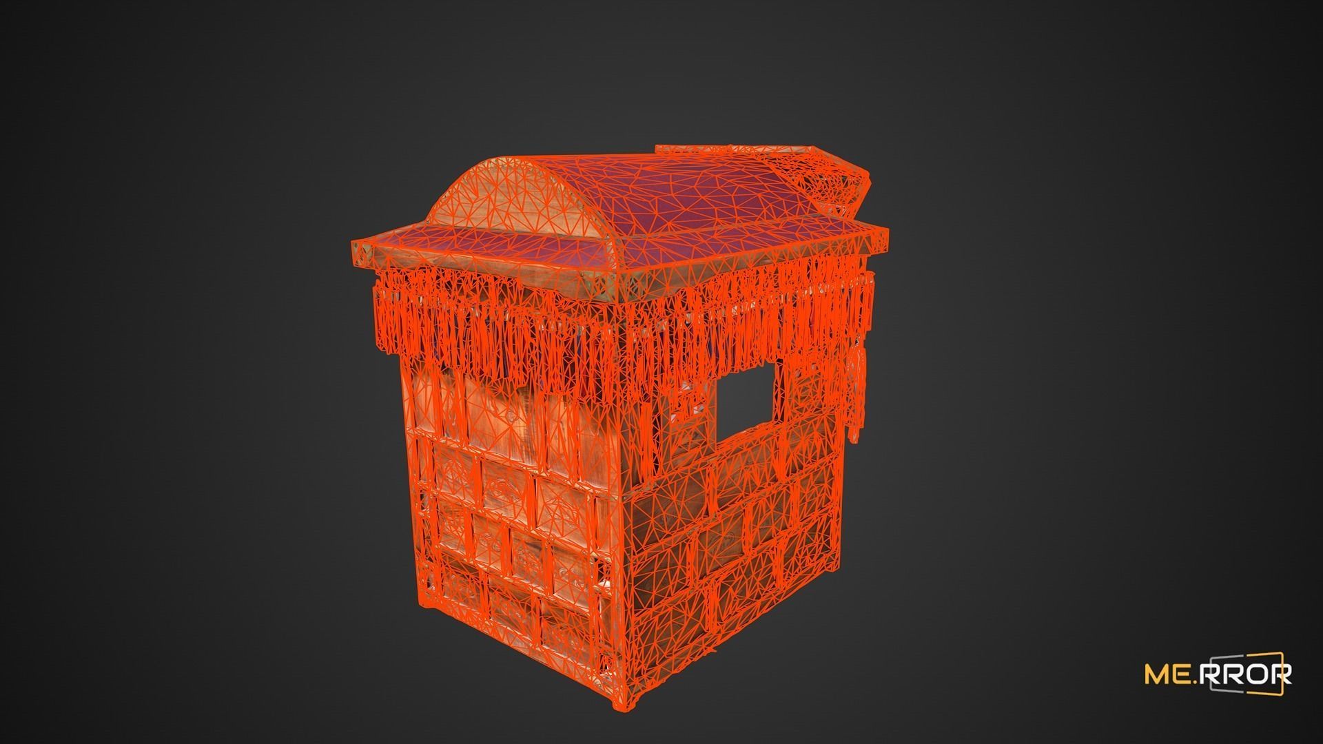 Korean Palanquin 3D model_3