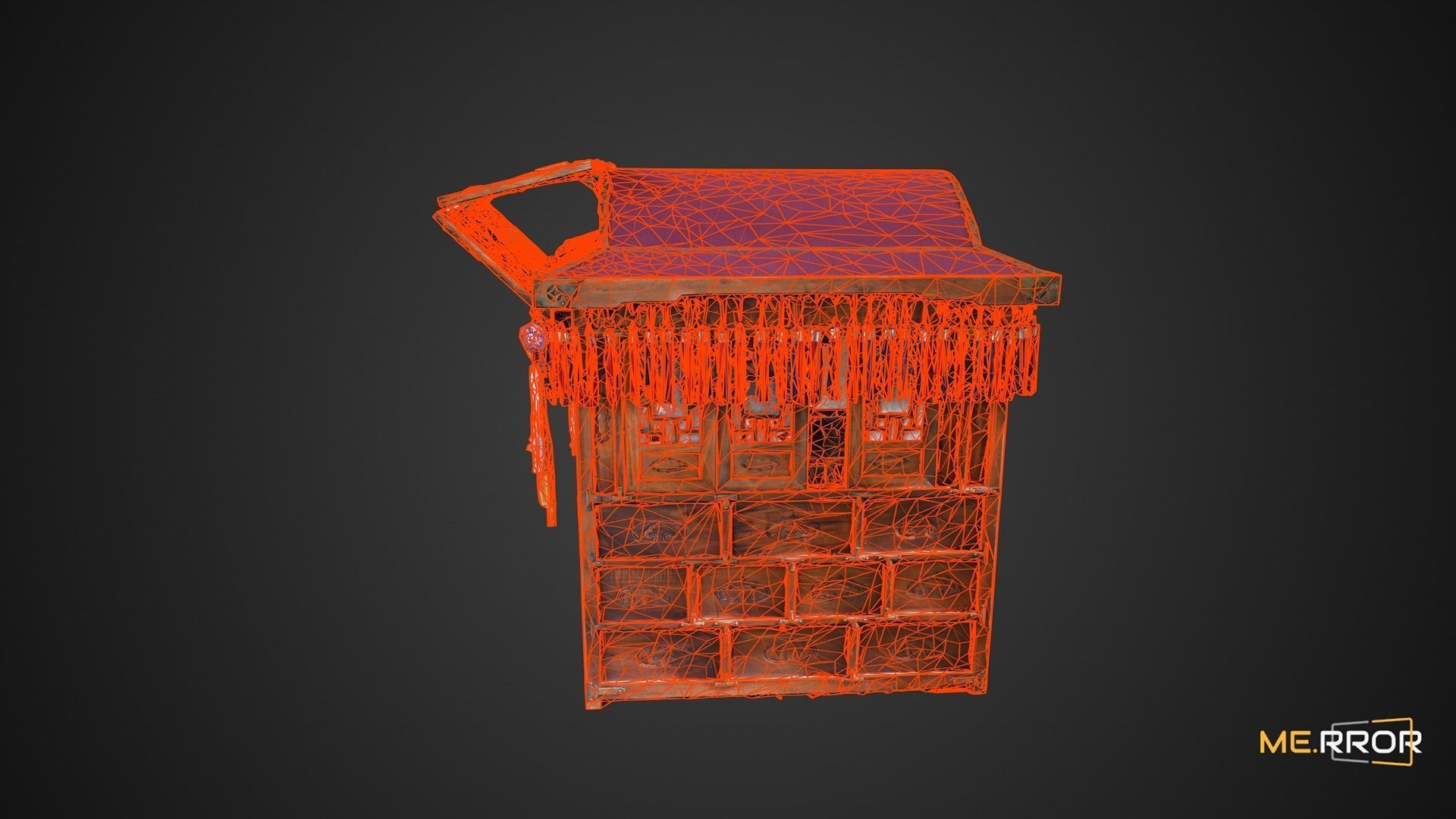 Korean Palanquin 3D model_7