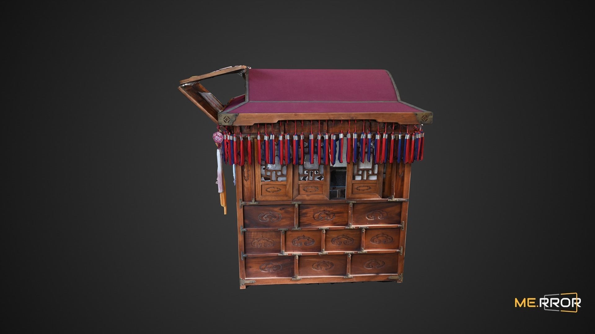 Korean Palanquin 3D model_6