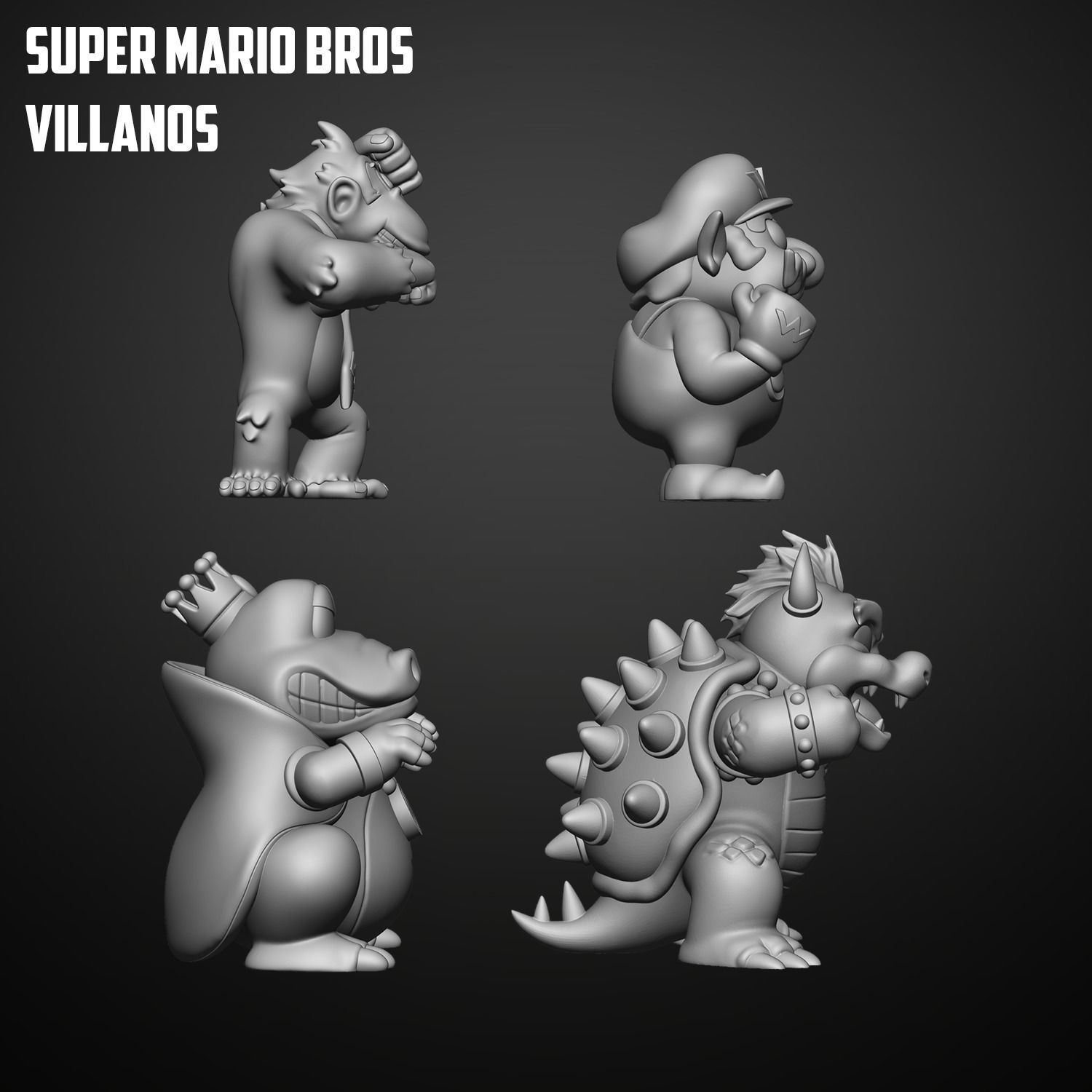 SUPER MARIO BROS VILLANOS 3D print model_2
