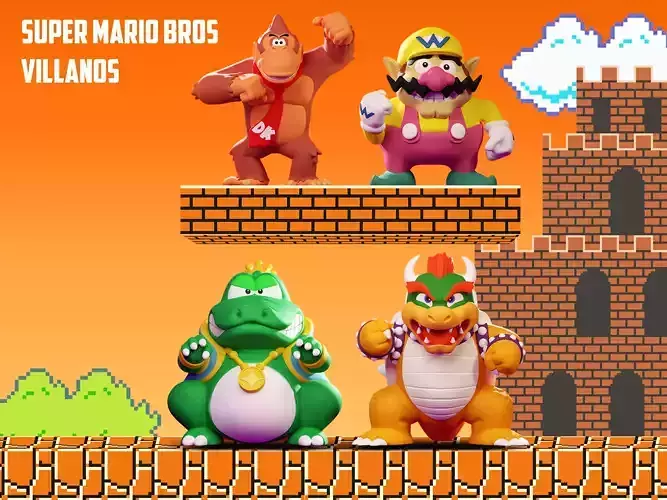 SUPER MARIO BROS VILLANOS