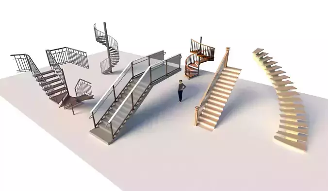 Stairs in various model