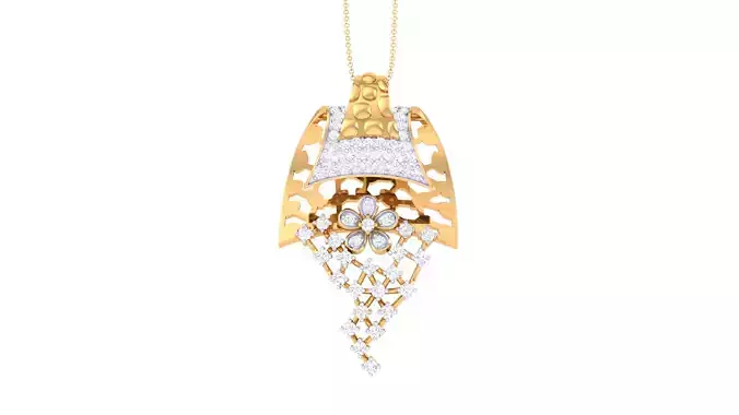 Women Pendant 3dm STL OBJ FBX Renders Details