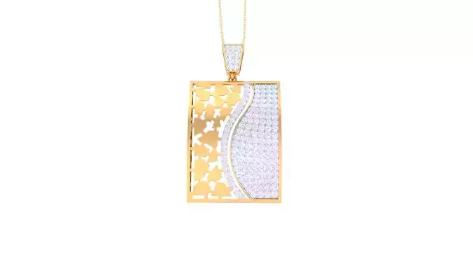 Women Pendant 3dm STL OBJ FBX Renders Details