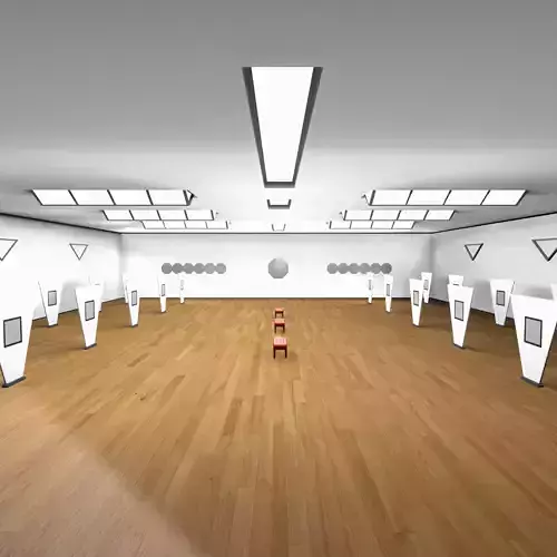 ART GALLERY Museum Interior 3D