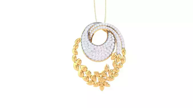 Women Pendant 3dm STL OBJ FBX Renders Details