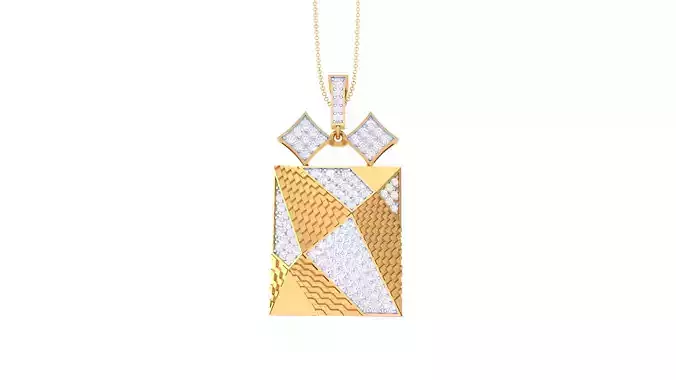 Women Pendant 3dm STL OBJ FBX Renders Details