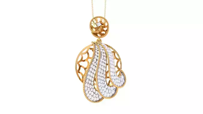 Women Pendant 3dm STL OBJ FBX Renders Details