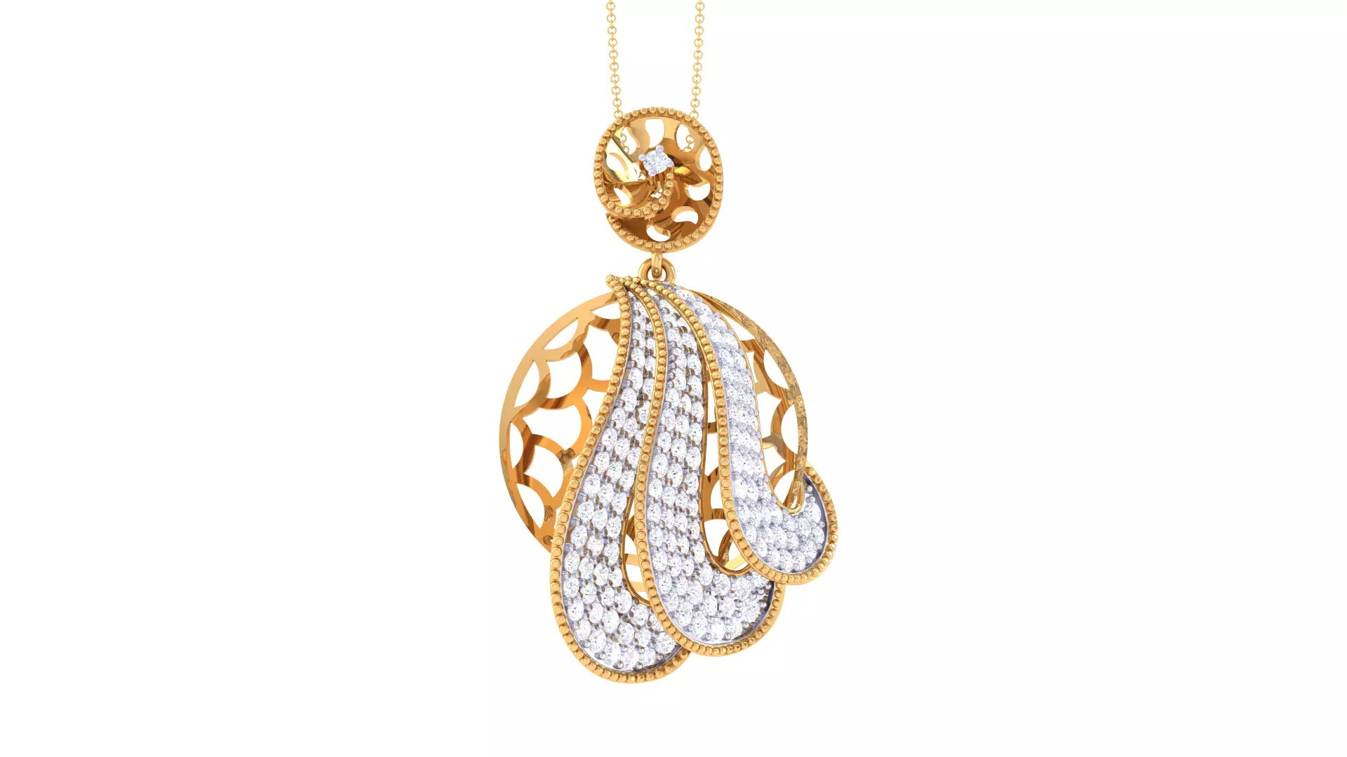 Women Pendant 3dm STL OBJ FBX Renders Details 3D print model_0