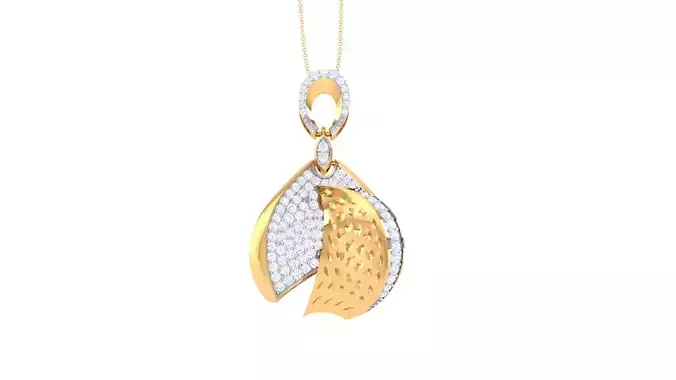 Women Pendant 3dm STL OBJ FBX Renders Details